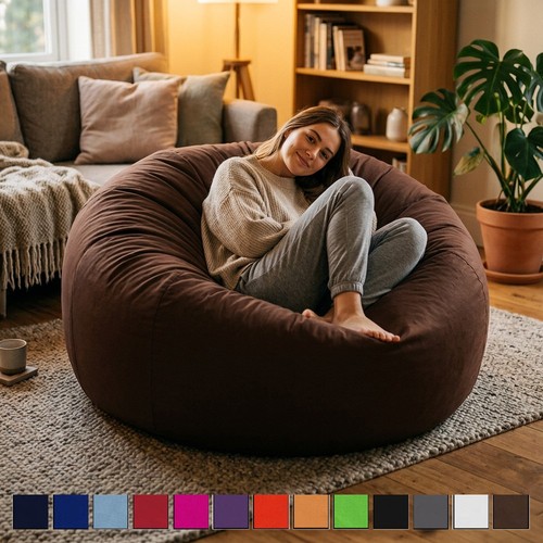 Cotton bean bag chair huge - bean,