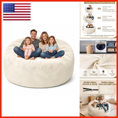 Howseesnow 7ft bean bag - bean, chair