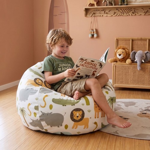 Printed designs kids beanbags - designs,
