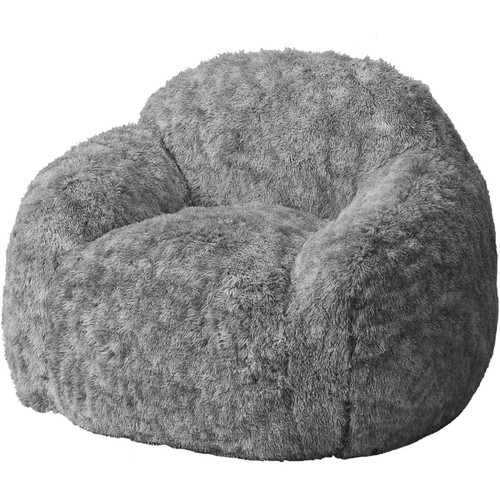 Large faux fur bean - faux,