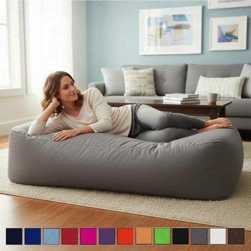 Cotton beanbag bed - sofa, bean