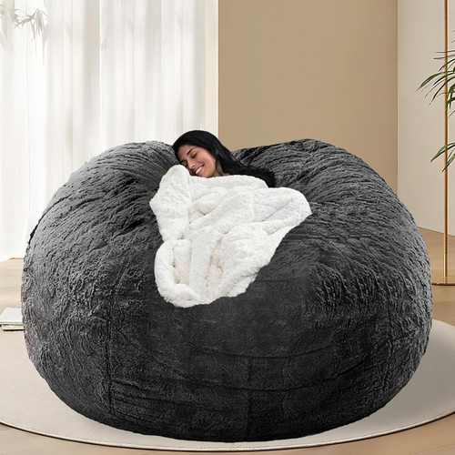 Giant 6ft faux fur - 6ft, bag