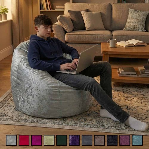 Beanbag crushed velvet - velvet, bean
