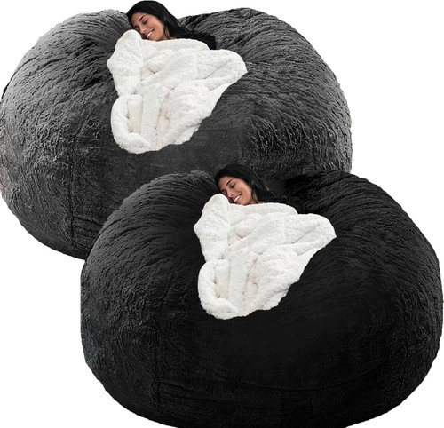 2pcs faux fur - 2pcs,