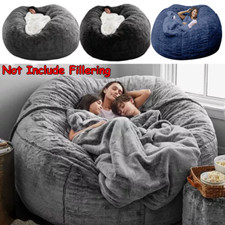 Fur Bean Bag Cover Soft Fluffy