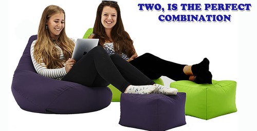 Highback beanbag and - highback, matching