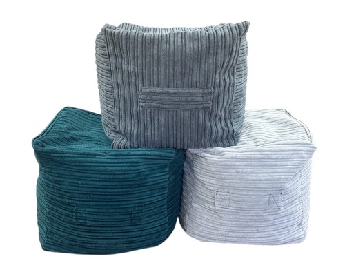 Plush cord bean - bag,