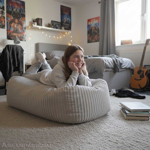 Corduroy bean bag bed - corduroy,
