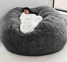 Giant Fur Bean Bag Chair Cover