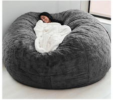 7FT Giant Faux Fur Bean Bag