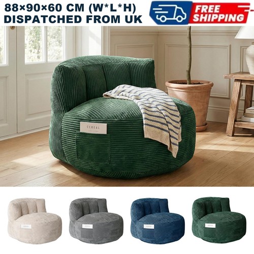 Crescent bean bag chair - bag,