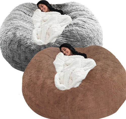 2pcs faux fur - fur, chair