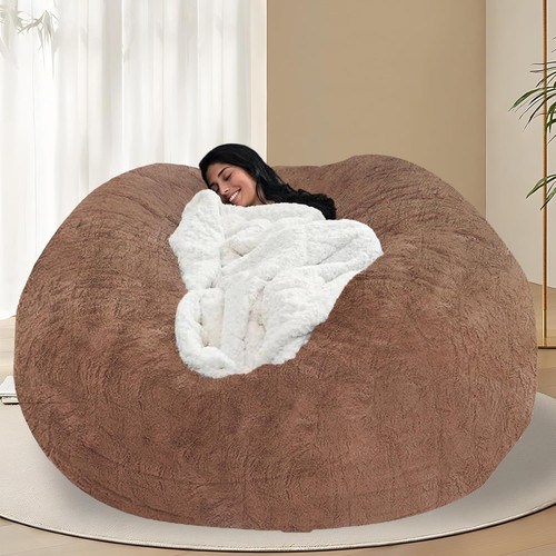 Oversized faux fur bean - oversized,