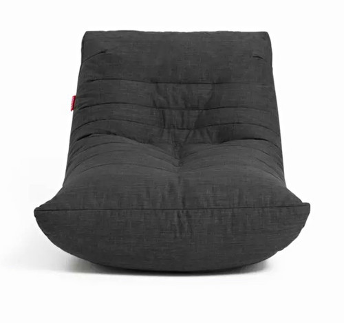 Kaikoo black fabric bean bag - black,