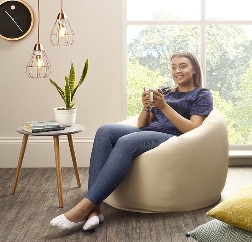 Adult beanbag faux - adult, leather