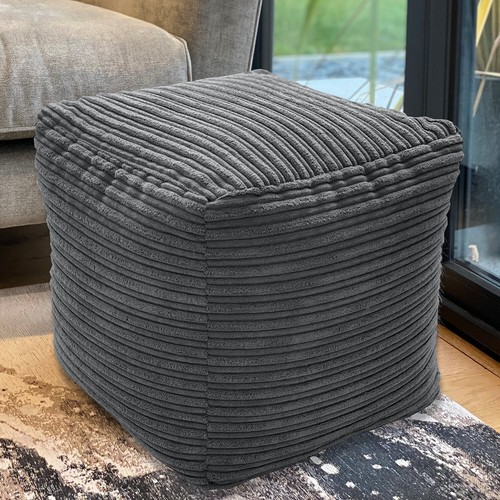 Jumbo cord beanbag cube large - cord,