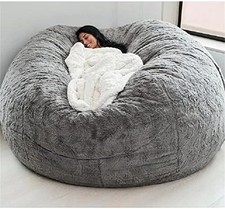 Giant Fur Bean Bag Chair Cover
