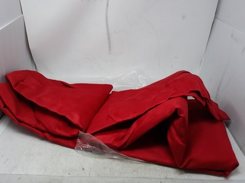 7ft red cylindrical - red, bean