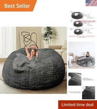 Soft 7FT Giant Round Bean Bag